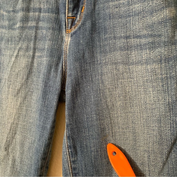 L'Agence Blue Sada Cropped Slim Ankle Fray Jeans Women’s Size 24 - 25” Inseam - Picture 3 of 11